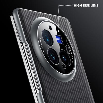 SULADA Für vivo X Fold3 Pro Magnetische Fall Leder + PC Telefon Abdeckung Carbon Fiber Textur