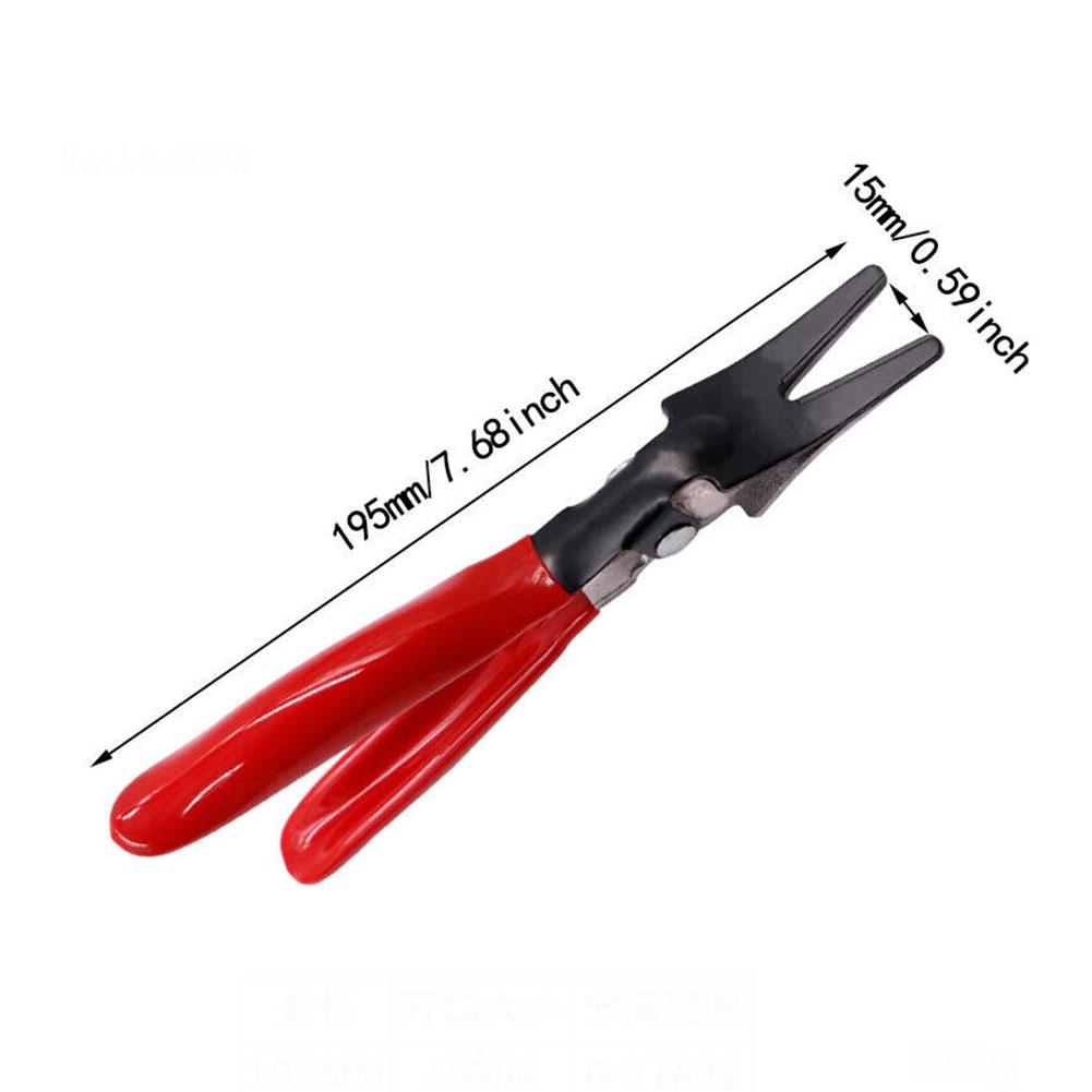 Automobile Car Universal Angled Fuel Vacuum Line Tube Hose Remover Separator Pliers Pipe Tools Removal Tools