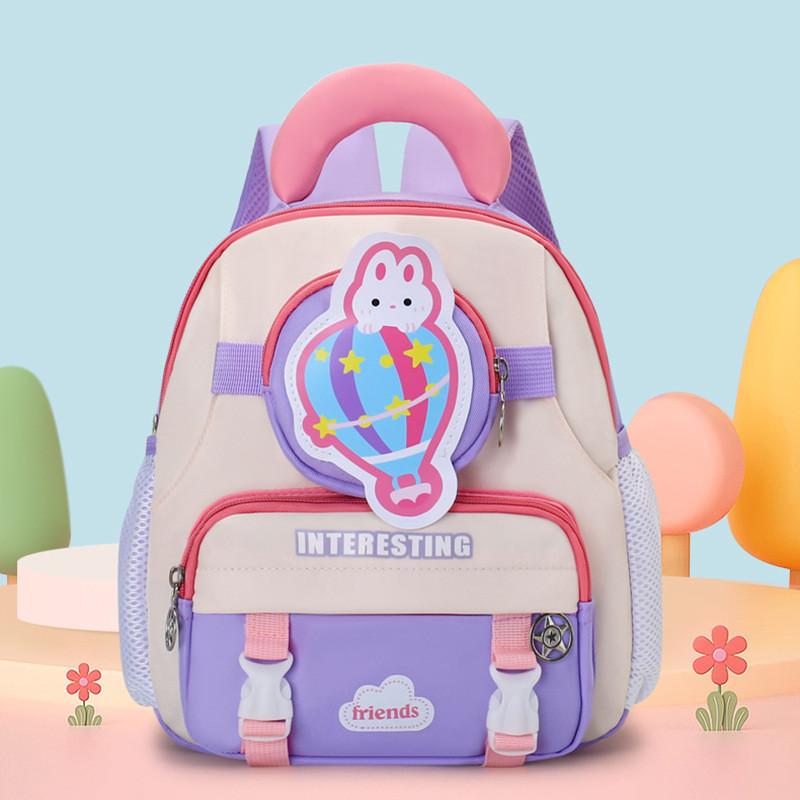 Kids Lightweight Nylon Kids Backpack With Ergonomic Design For School