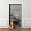 Pet Screen Door for Cats Dogs with Zipper Heavy Duty Mesh Security Ventilation Easy Use Design Cat Screen Door