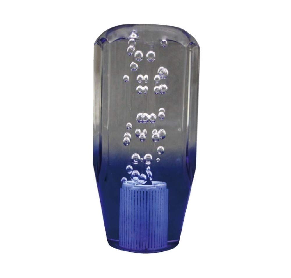 Crystal Shift with Conversion for Kei New and Isuzu PM Elf Knob, Foam, 100mm, Clear/Blue, Adapter, Isuzu, Mitsubishi, Trucks, Hino, Profia, Fuso,