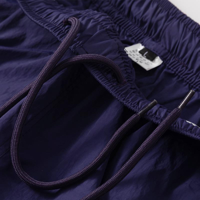 Men's Quick Dry Nylon Athletic Shorts – Elastic Waist Zipper Pocket Shorts for Outdoor Sports & Summer