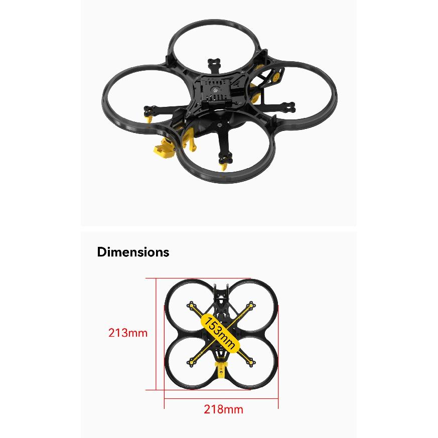 SpeedyBee Bee35 3.5inch Frame Kit 153mm Wheelbase for 3.5inch Cinewhoop Ducted FPV Freestyle RC Drones DIY Parts