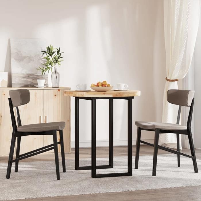 VidaXL Round Table Top Ø70x4 Cm Solid Acacia Wood, Replacement Table Top, Round Table Top, Top of 4008691