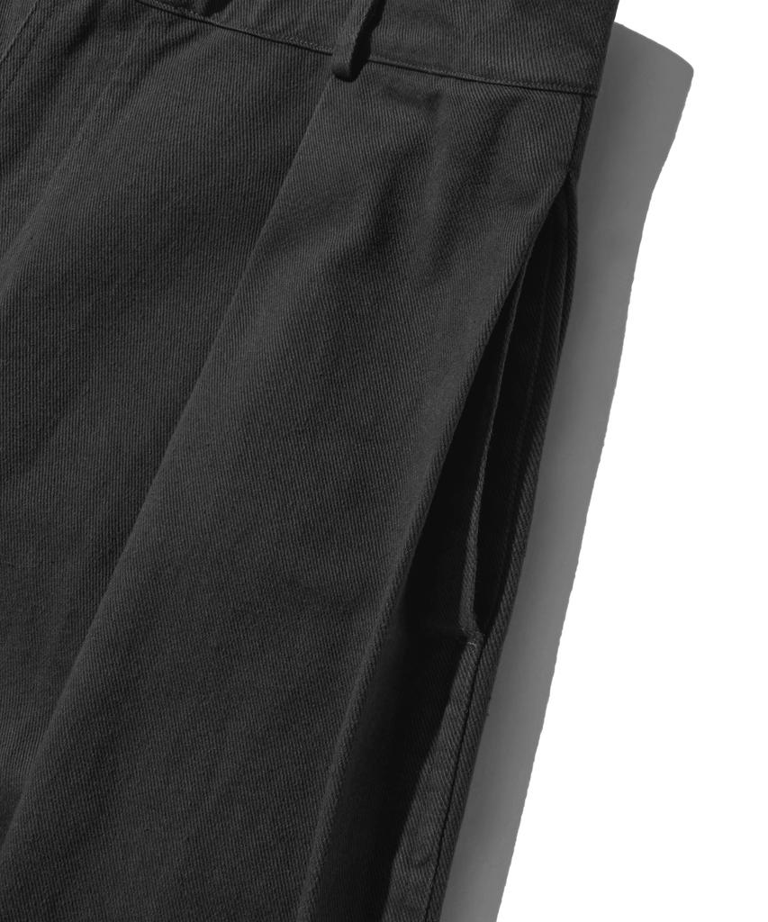 FILLUMINATE Cotton Side Tuck Balloon Pants - Black
