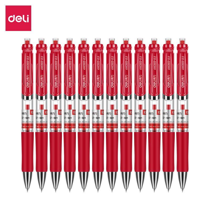 Deli S01 Retractable Gel Pens 0.5mm
