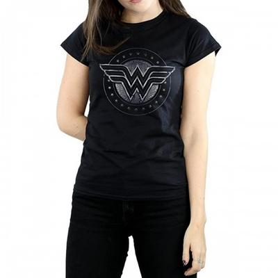 Damen/Damen Shield Baumwoll-T-Shirt