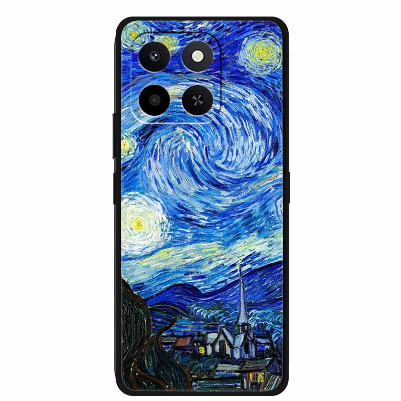 For Honor X7d 4G 5G 3D Flower Case Soft Silicone Bumper Emboss Phone Cover For Honor Play 10T 400 Smart 4G 5G Back Protector Bag