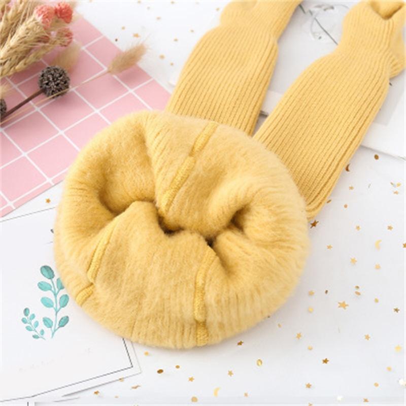 Girls Stretchy Tights Pantyhose Warm Leggings Baby Leg Warmers Children Autumn Winter Soft Knitting Pantihose Stockings