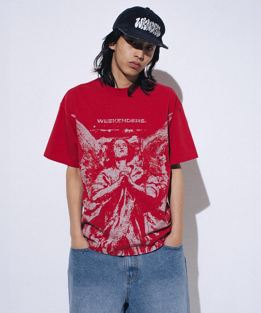WKNDRS Prayer T-Shirt (Red)