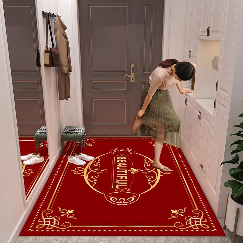 Entrance Door Mat Large Entrance Mat Dirt Resistant Door Mat Household Carpet Entrance Mat Foyer Outdoor