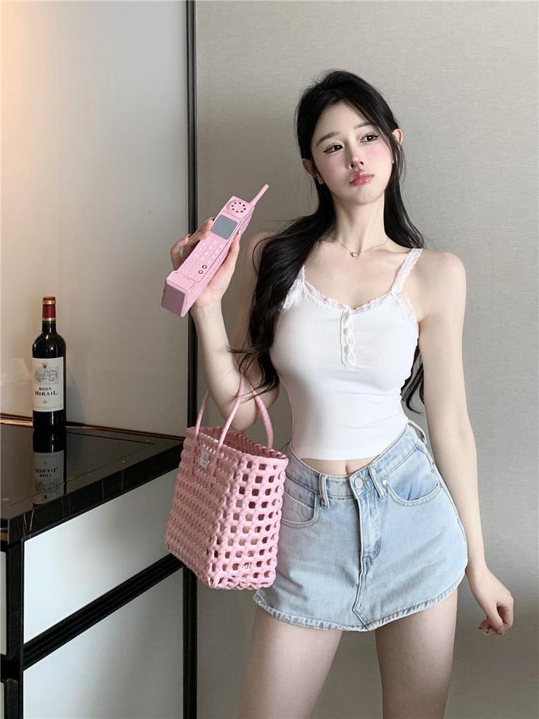 2026 Women's Sexy Lace Trim Camisole - Slimming Summer Style