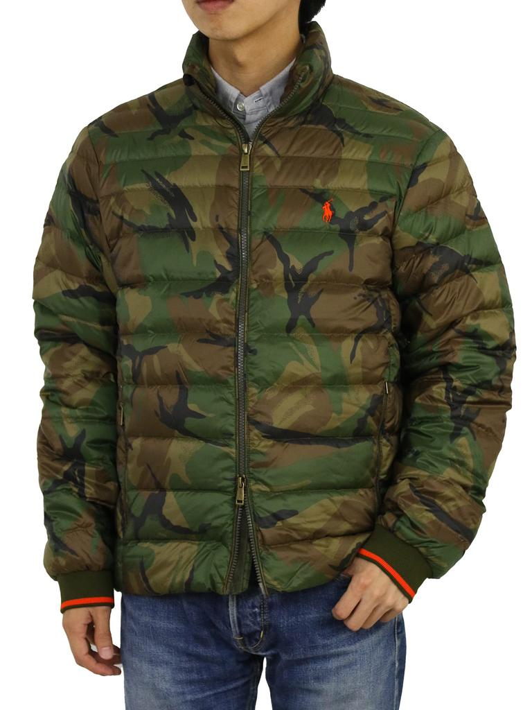 POLO Ralph Lauren Packable Camouflage Down Men's Jacket, 0101798-L-CAMO [Used]