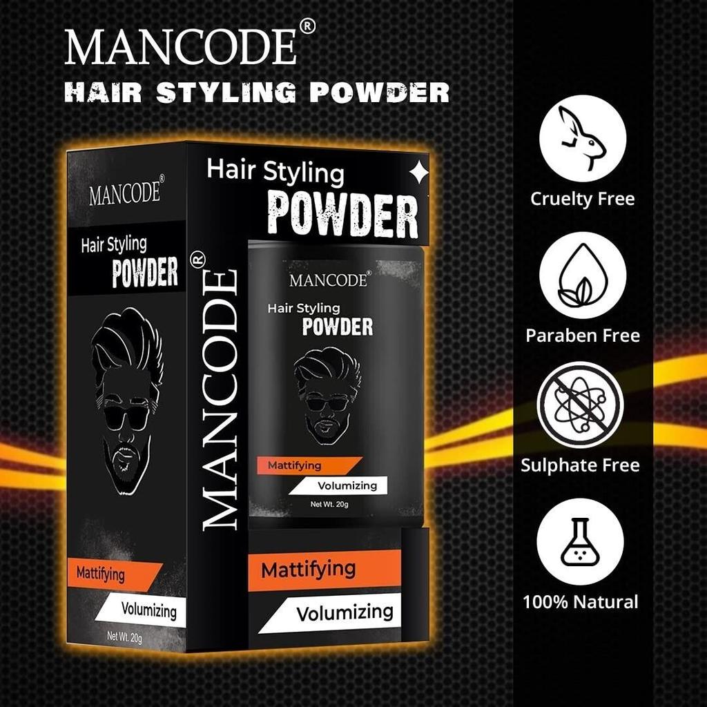 Mancode Hair Styling Powder For Men  20 gm KS127