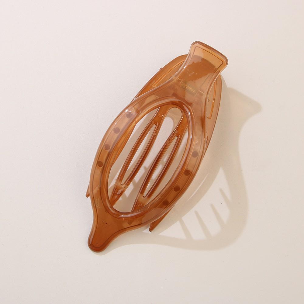 Large Round Duckbill Hair Clip with Strong Grip and Bendable Teeth - Hair Accessory