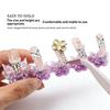 Magnetic Acrylic Nail Practice Stand Butterfly Shape Nail Display Stand Tips Holder Wearable Nail Display Stand Tool