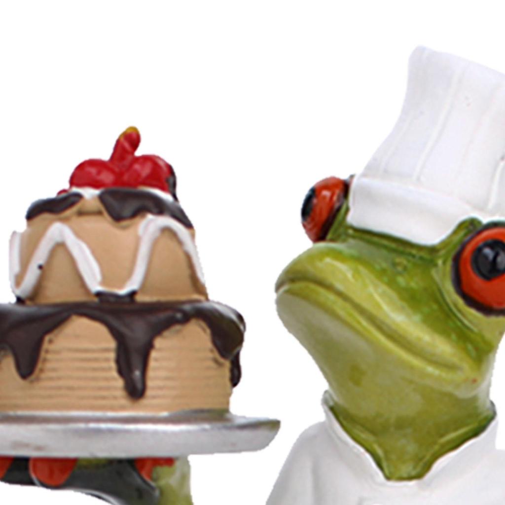 Žabí soška Stolní ozdoba Kreativní Vtipná Pryskyřičná Zvířecí Socha Dekorativní Figurka na Krb Stůl Knihovnu Polici