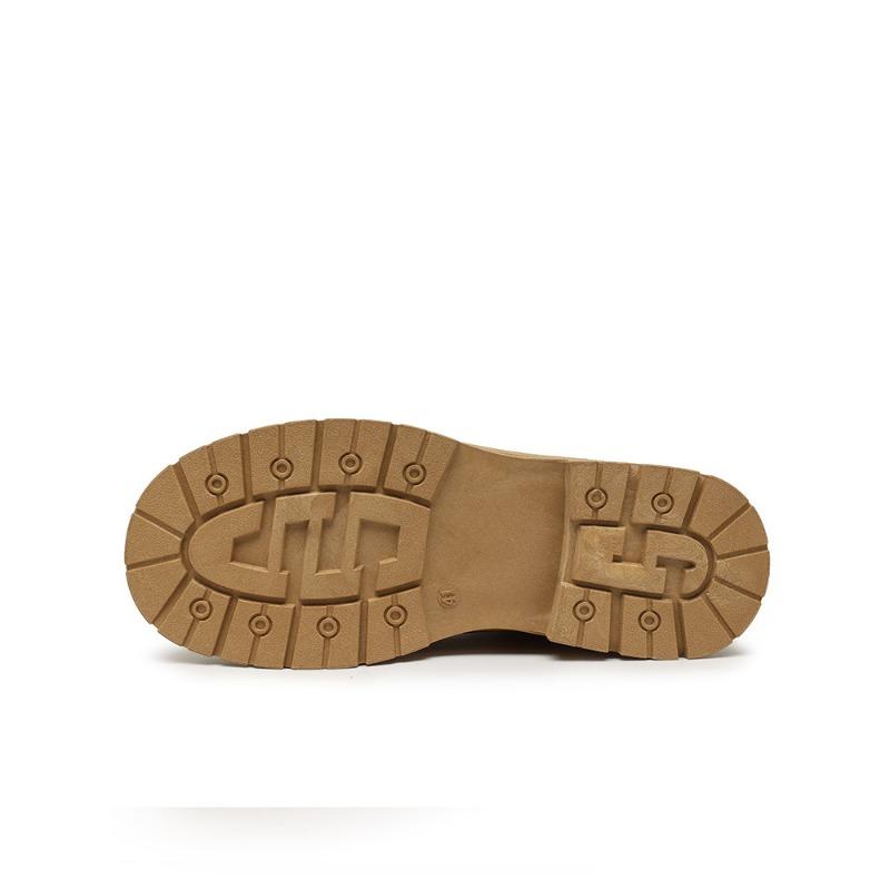 Winter Men's High-top Thick-soled Martin Boots Plus Velvet Warm Cotton Shoes Outdoor Workwear Boots