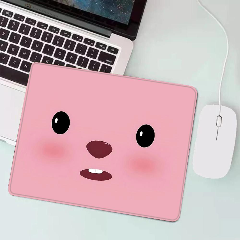 Hot Cartoon Cute Loopies Pink Gaming Mouse Pad XS Small Mousepad for PC Gamer Desktop Decoration Office Mouse Mat Deskmat Rug