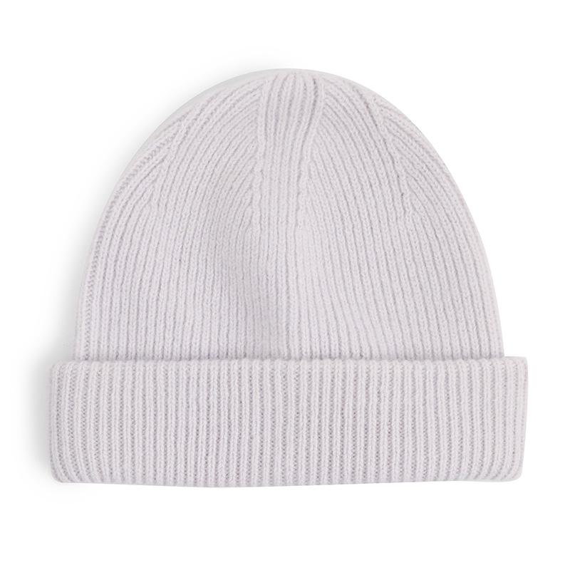 Custom Cute Luxury Warm 100% Lambs Wool Knitted Unisex Beanie Hats for Business & Travel with Hand Drawn Logo