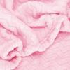 Duvet Cover - SPRINGOS - Bedspread 160x200 Cm - Extra Soft Comfort - Zigzag Pattern - Pink