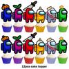 Cake Balloon Game Cupcake Topper Banner Birthday Party Supplies Decor