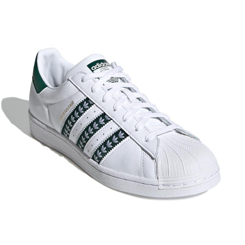 Adidas Originals Superstar 'Green White' Sneakers FZ1968