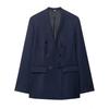 European and American French style, women's clothing, lapel-less blazer set 8863557 8874557