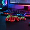 3D Printed Strawberry Dragon Flexible Articulated Dragon Model with Movable Joint Desktop