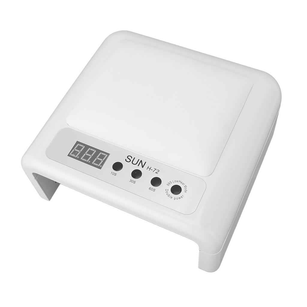 Hand Pillow Nail Lamp Gel Polish UV Curing LED Dryer Light PU Leather Foldable Portable Home Salon