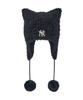 MLB Fur Meow Earflap Beanie Ny (Black)