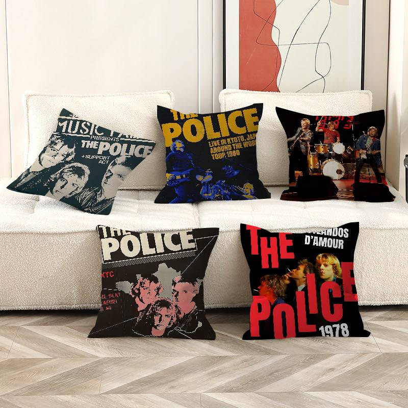 Rock Band The P-police Pillow Gift Home Office Decoration Pillow Bedroom Sofa Car Cushion CoverPillow Case