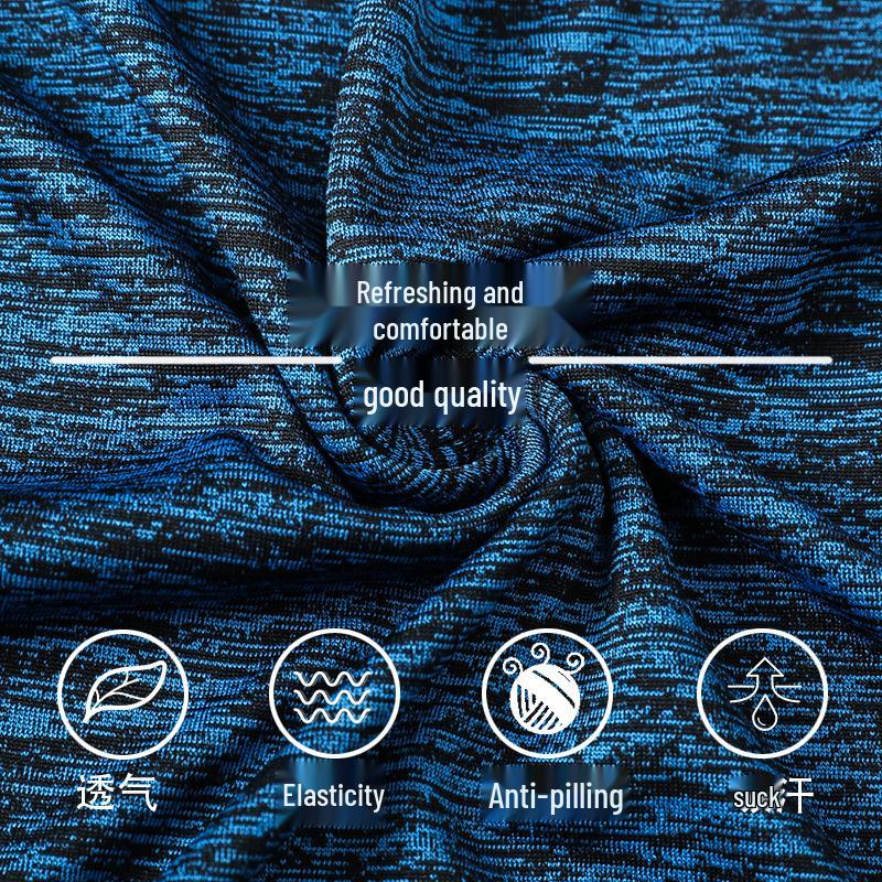 Men's Quick-Dry Long Sleeve Compression Training Suit for Basketball & Gym