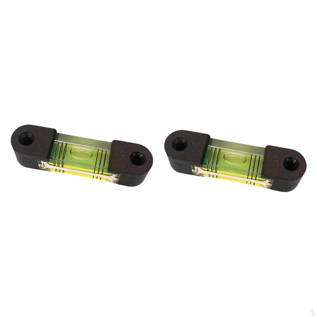 2 Stück Kleine Wasserwaage Mini Blasen Nivellierwerkzeug Zimmerei Messen Rechteck Wasserwaage