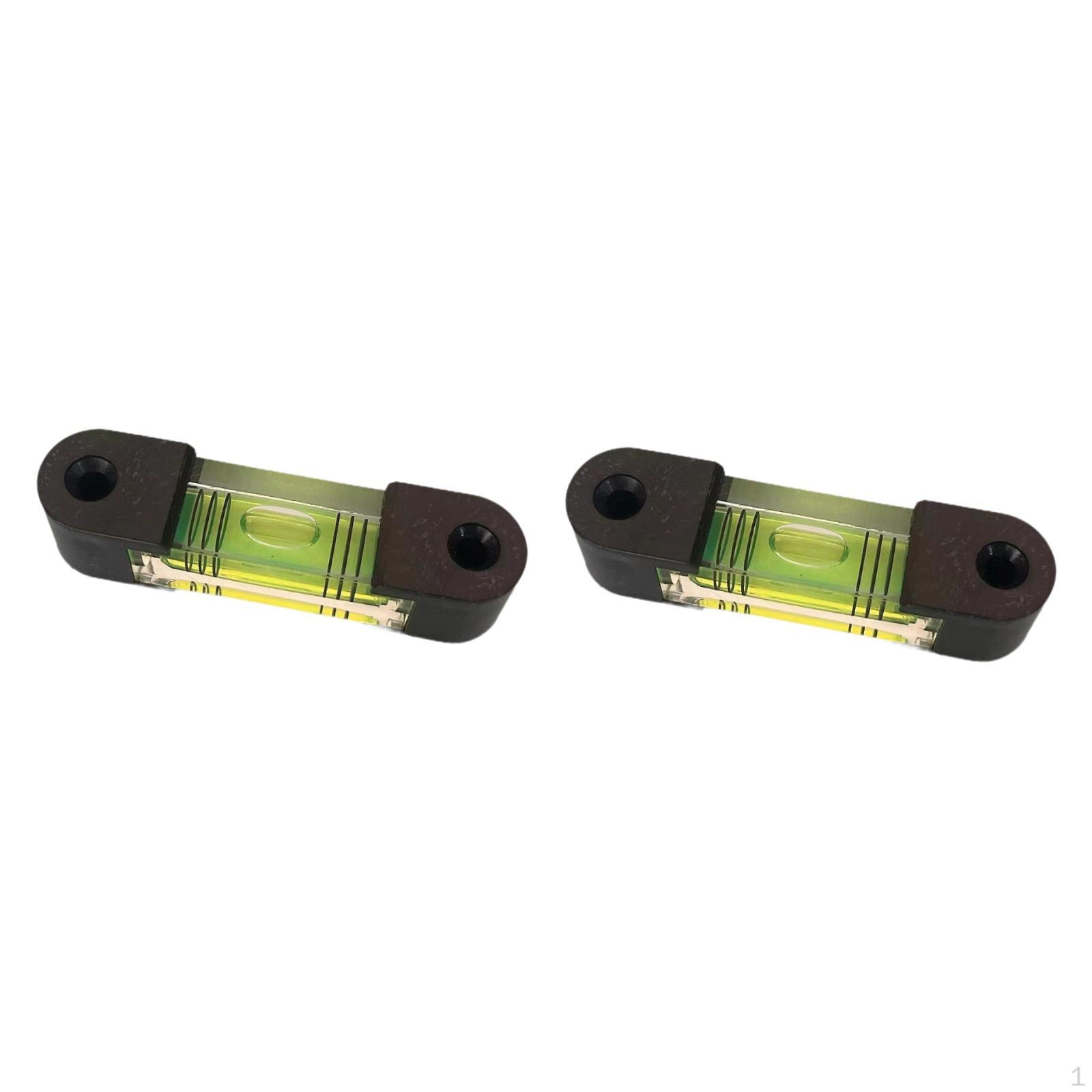 

2 шт. Маленький пузырьковый уровень Мини пузырьковый уровень Инструмент для выравнивания столярный измерительный прямоугольник Spirit 3 Line