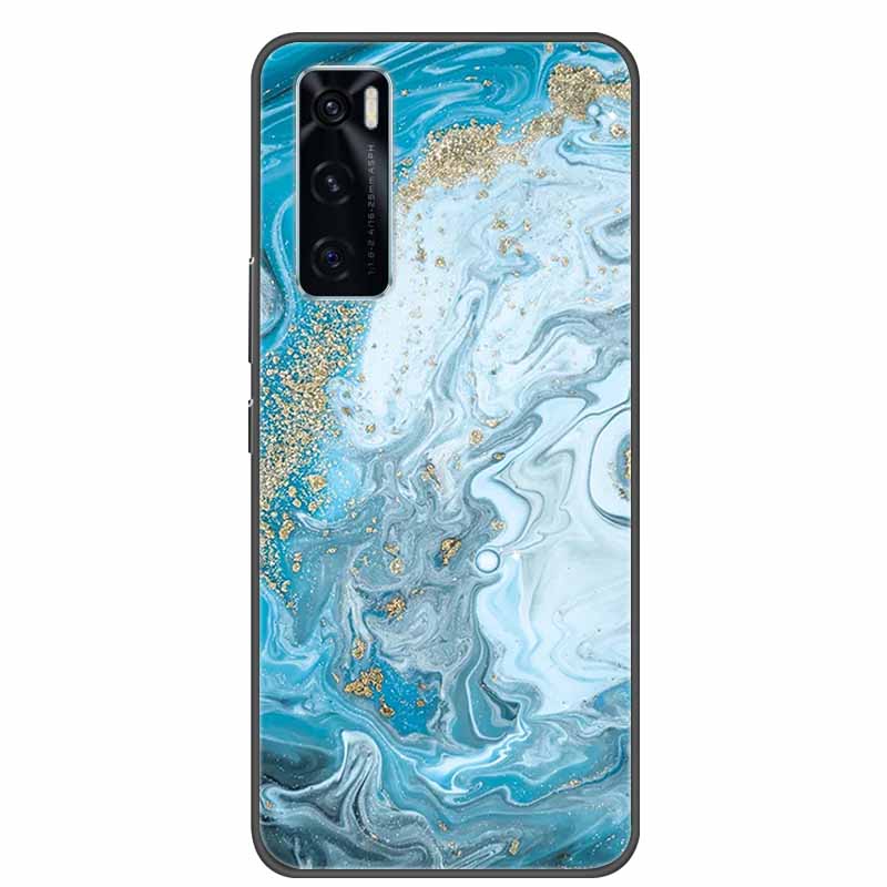 For Vivo V20 SE Case Marble Silicone Soft TPU Bumper Cover Coque For Vivo V20 SE Back Cover Cases for VivoV20 SE V20SE V 20 SE