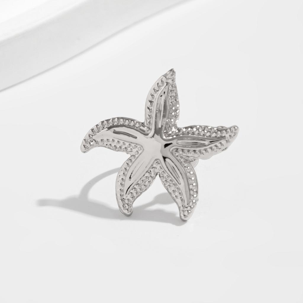Starfish, Sun, Moon, Flower Earrings, Cold Wind Earrings, Versatile Temperament, and High-end Earrings.