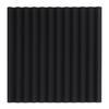 1/12Pcs New Sound Insulation Soundproofing Foam 30x30x2.5cm Triangular Groove Studio Wall Panel Soundproof Acoustic Foam Board