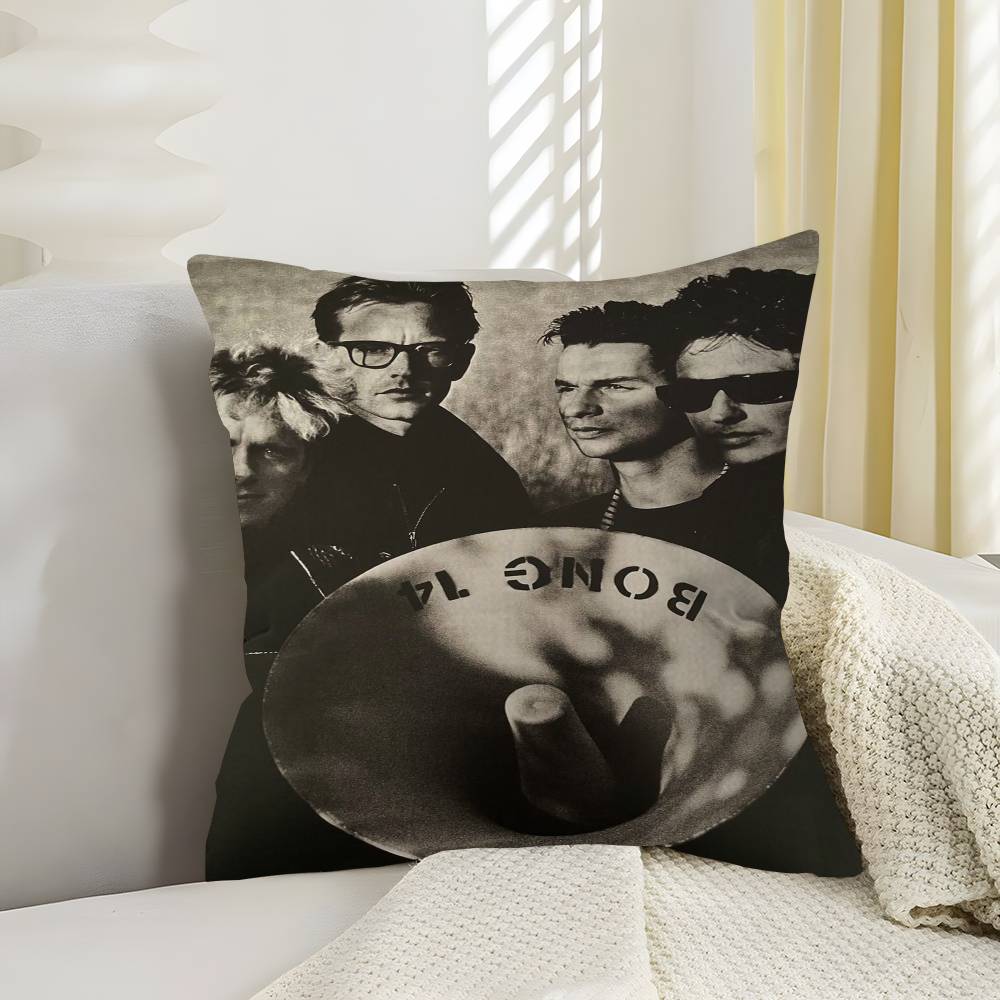 Depeche-Mode Singer Star Cushion Cover Polyester Sofa Cushions Decorative Throw Pillows Home Decoration Pillowcover