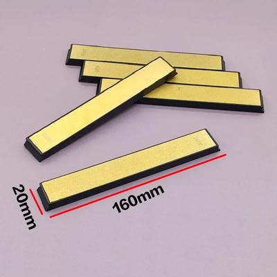 240/400/600/1000 Grit Golden Titanium Plated Diamond Fixed Angle Sharpener Sharpening Stone Whetstone Oilstone Honing Grindstone