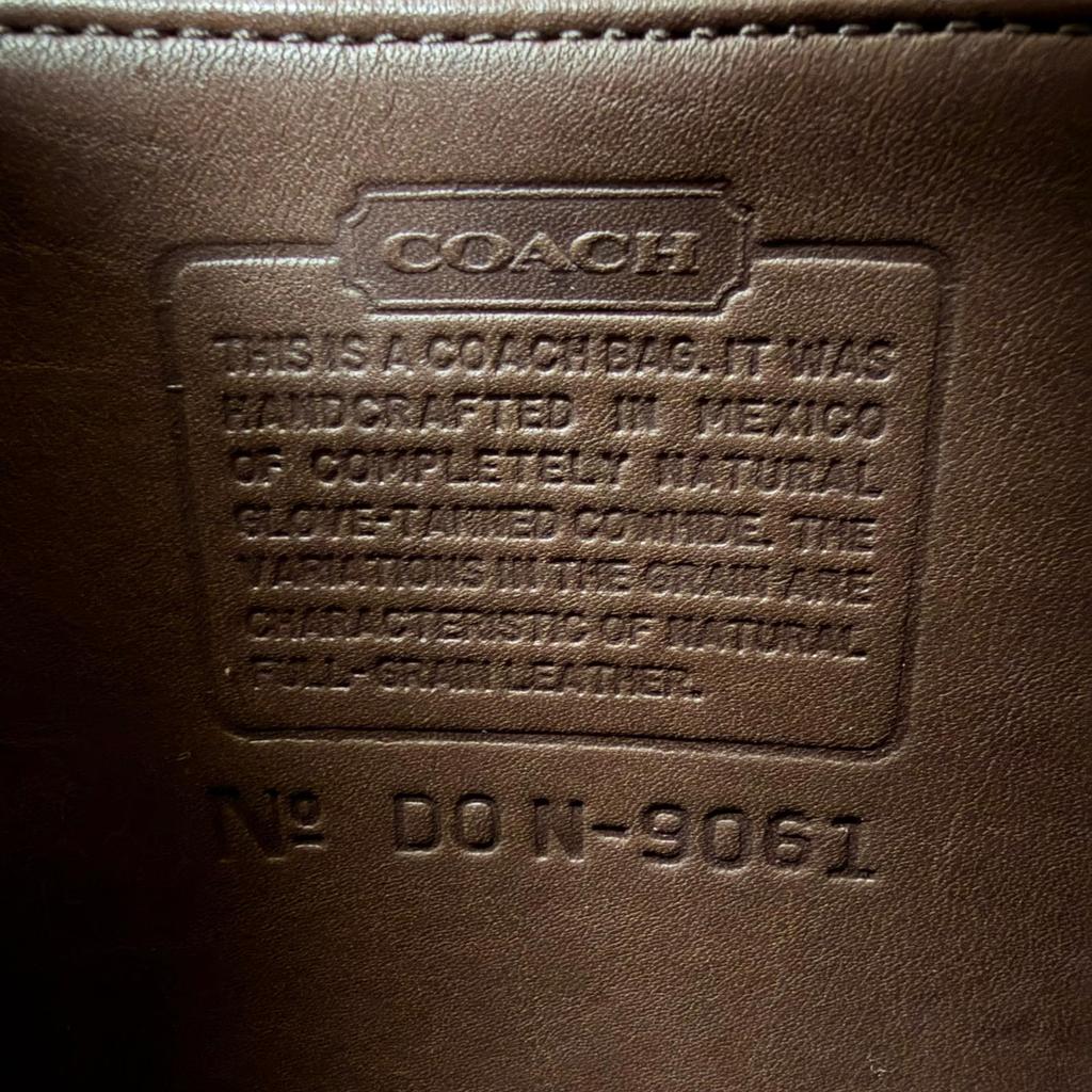 Very Good COACH Shoulder Bag Old Coach Rambler Turnlock Flap Brown Women 9061 Used