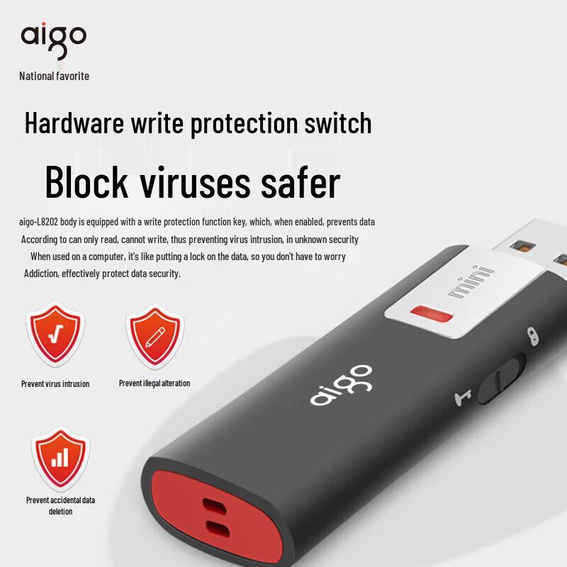 aigo L8202 USB 2.0 Write-Protect Flash Drive