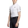 adidas Polo Shirts Men's White Polo Collar Moderate Straight Fit HA3129