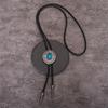 Country Embossed Bolo Tie Unisex Shirt Neck Tie Adult Rodeos Rope Tie Necklace