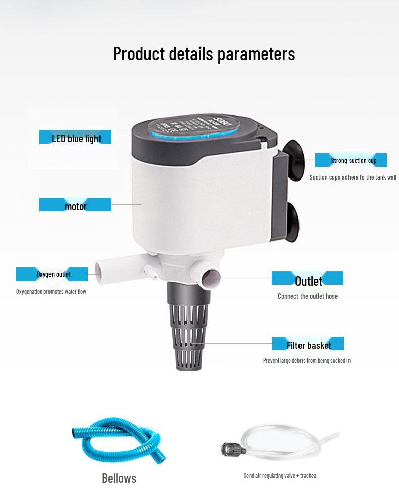 SOBO Songbao WP Series Submersible Aquarium Filter & Water Pump (Models: 880, 1880, 2880, 4880)