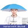 Large 65cm Hat Umbrella for Tea Picking, Fishing, Angling, and Street Stalls.