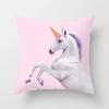 Juste de coussin de dessin animé pour la maison, taie d'oreiller décorative, animal, lama, alpaga, girafe, canapé, voiture, fête, Nairobi, Orn
