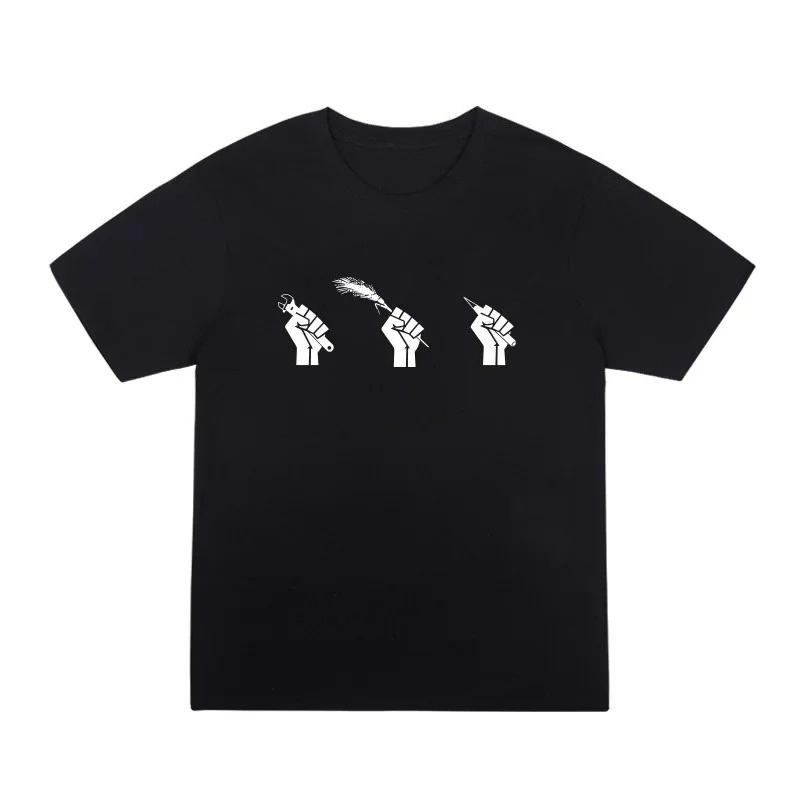 Philosopher Zizek Same I Would Prefer Not To Print Graphic Tshirt Mens and Womens Shortsleeved Tshirt Mens Clothing Street S