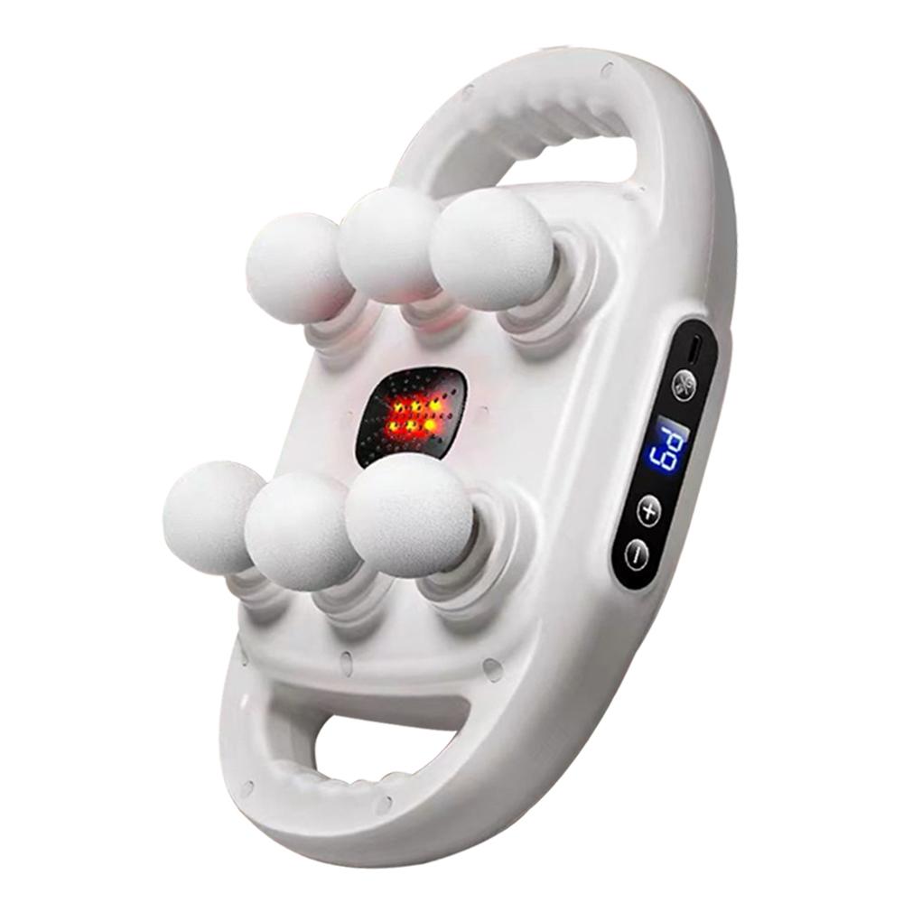 Durable And Safe Fascia Massage Gun High Frequency Muscle Massager Gun Back Waist Body Shoulder Massage Machine Six-Head Professional Fascia Gun