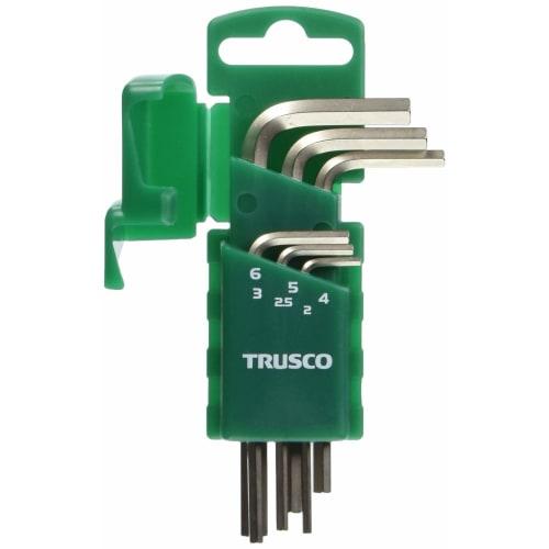 TRUSCO Hex Wrench with Tamper-proof Holes On Both Ends, Set of 6 HW-TP6S